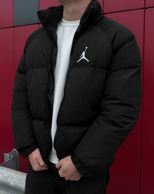 Чоловічий пуховик Jordan колір Чорний розмір S, J02 Men-J02 фото