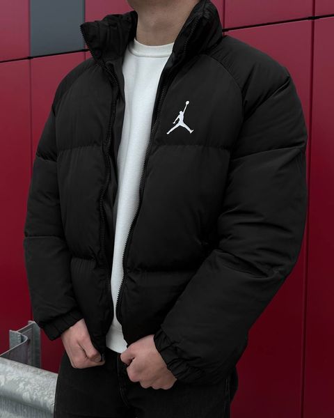 Чоловічий пуховик Jordan колір Чорний розмір S, J02 Men-J02 фото
