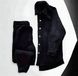 Мужской флисовый костюм Рубашка и Брюки размер S Черный Men-SS12-Black-S фото 2