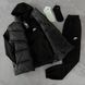 Костюм Nike мужской Жилетка+Спортивный костюм цвет Черный размер S, J08 Men-J08 фото 2