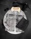 Мужская джинсовая куртка Демисезон на овчине цвет Сірий размер S Men-J9-Grey-S фото