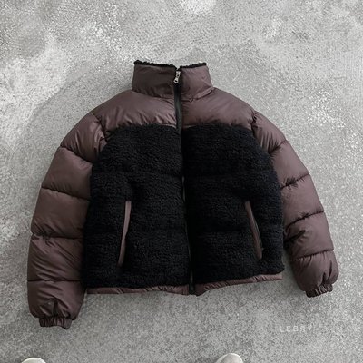 Чоловіча зимова куртка Бомбер колір Коричневий розмір S Men-J36 фото