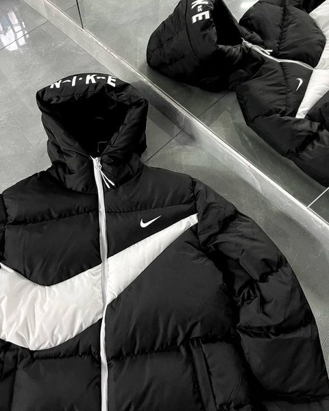 Чоловіча зимова куртка Nike колір Чорний розмір S, J06 Men-J06 фото