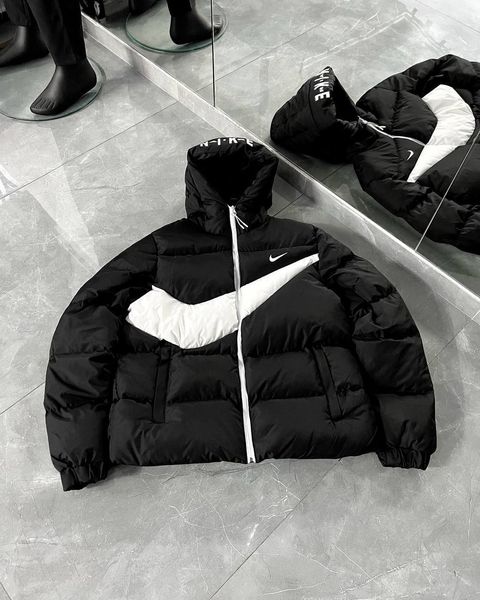Чоловіча зимова куртка Nike колір Чорний розмір S, J06 Men-J06 фото