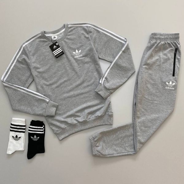 Спортивный костюм Adidas модель унисекс цвет Серый размер XS, SS0014 Men-SS0014 фото