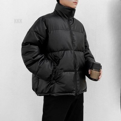 Чоловіча зимова куртка Еко-пух, чорна колір Чорний розмір S Men-J1-Black-S фото