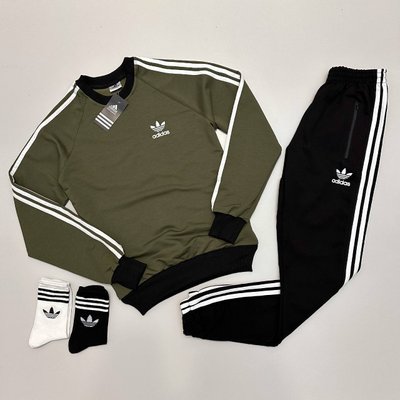 Спортивный костюм Adidas модель унисекс цвет Хаки размер XS, SS0014 Men-SS0014 фото