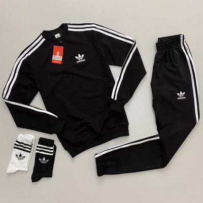 Спортивный костюм Adidas модель унисекс цвет Черный размер XS, SS0014 Men-SS0014 фото
