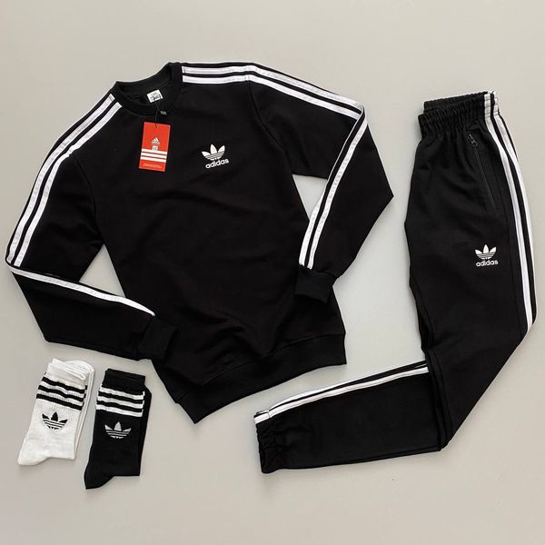 Спортивный костюм Adidas модель унисекс цвет Черный размер XS, SS0014 Men-SS0014 фото